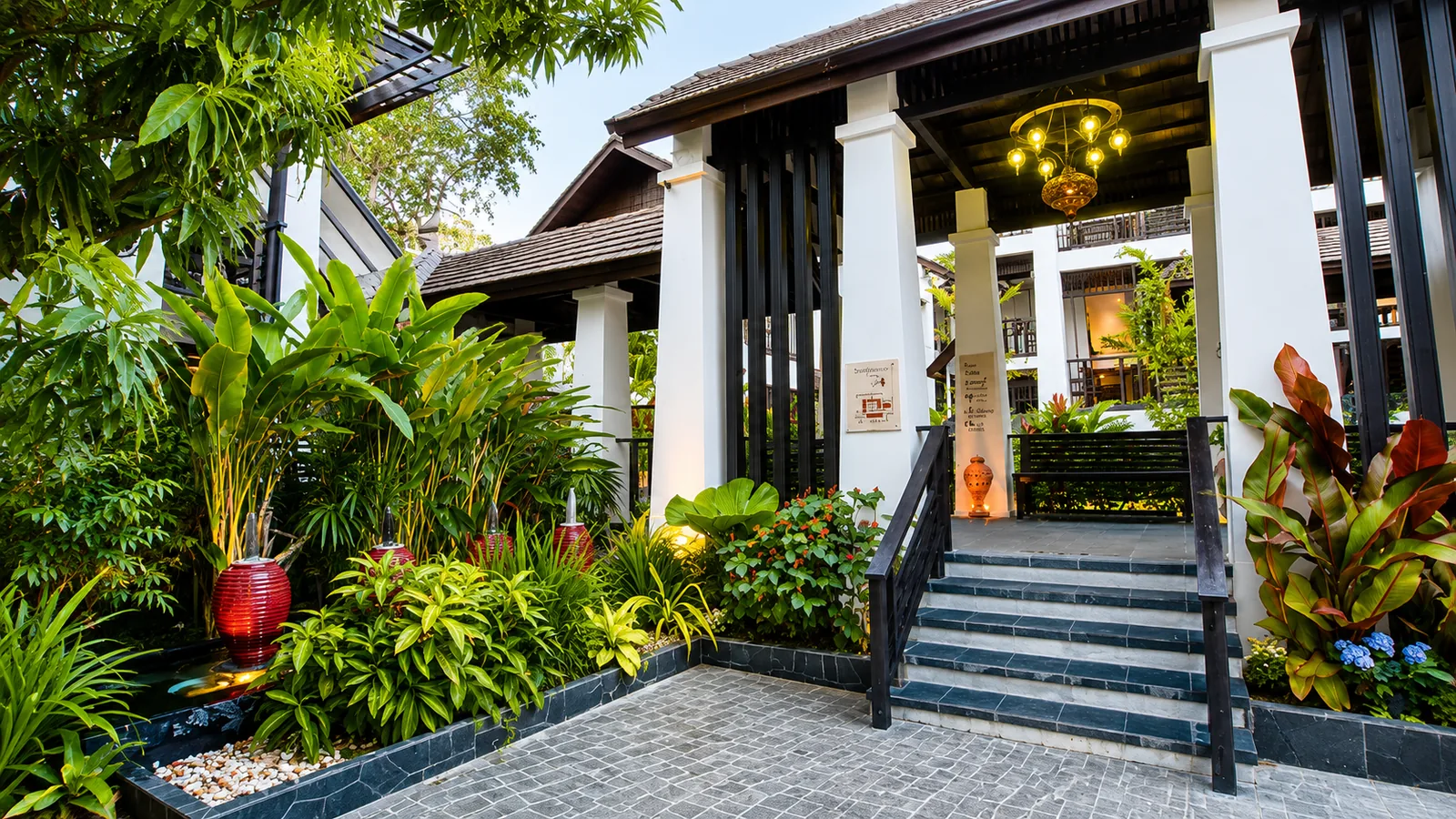 Garden entrance at Samed Pavilion Resort